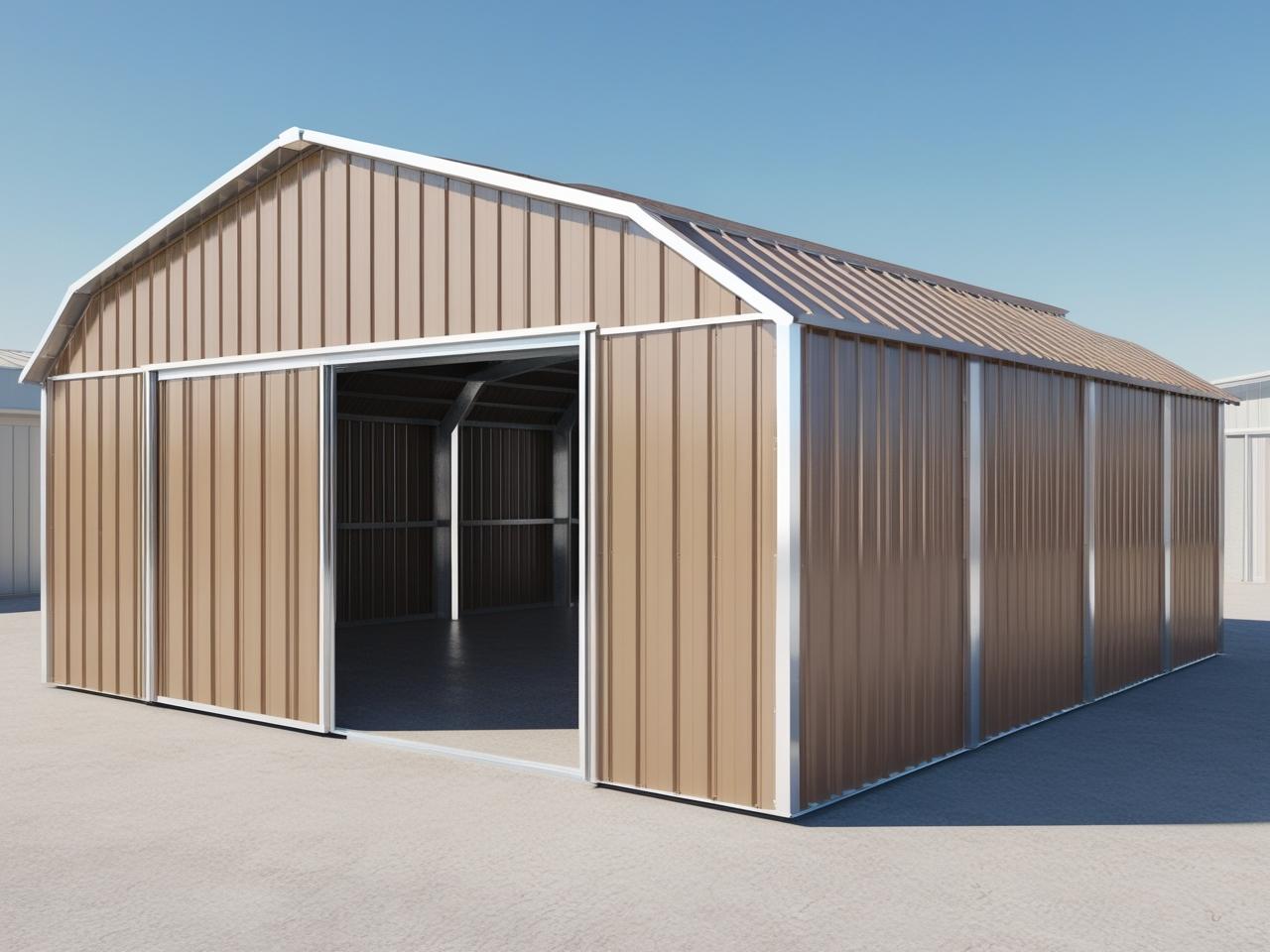 extra large steel shed