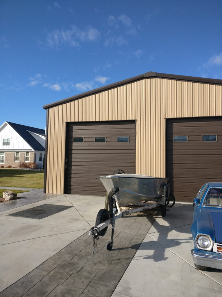 double garage shed in australia