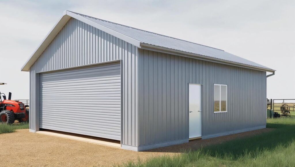 make the door less shiny and add a window